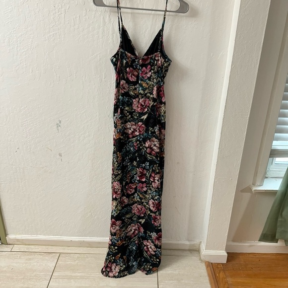 Amanda Uprichard Ellie Floral Twist Slit Front Maxi Dress Rent the Runway M - Picture 8 of 8